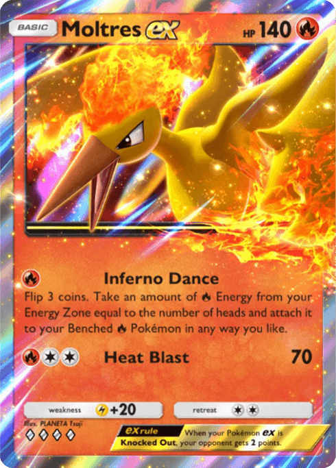 Moltres EX Card